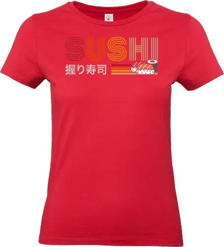 Ramen sushi - ramen, sushi, retro, vintage, japan - Standard T-Shirt (Frauen)