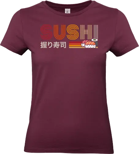 Ramen sushi - ramen, sushi, retro, vintage, japan - Standard T-Shirt (Frauen)