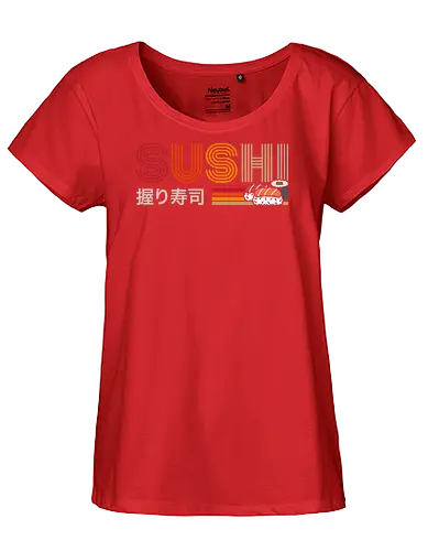 Ramen sushi - ramen, sushi, retro, vintage, japan - Fairtrade Girl Shirt