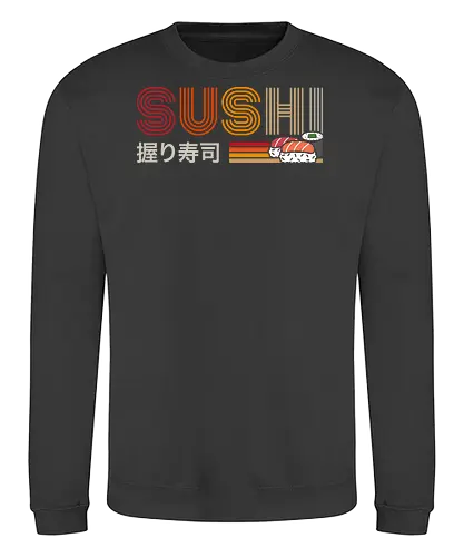 Ramen sushi - ramen, sushi, retro, vintage, japan - Sweatshirt