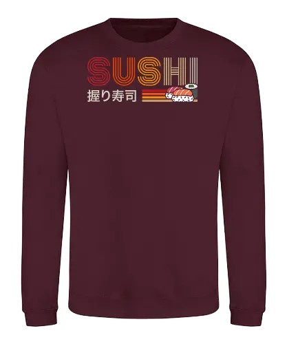 Ramen sushi - ramen, sushi, retro, vintage, japan - Sweatshirt