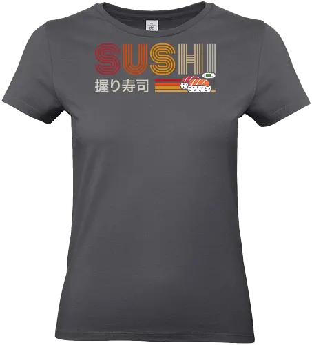 Ramen sushi - ramen, sushi, retro, vintage, japan - Standard T-Shirt (Frauen)