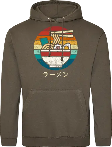Ramen vintage - ramen, sushi, retro, vintage, japan - Standard Hoodie