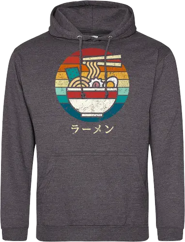 Ramen vintage - ramen, sushi, retro, vintage, japan - Standard Hoodie