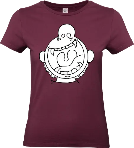 Fütter mich! (1) - comic, comics, comic style, füttern, comic stil, monster, halloween, kind, kinder, niedlich, mund, zähme, baby, lätzchen, hunger - Standard T-Shirt (Frauen)