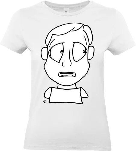 Lost and Concerned (1) - comic, comics, comic style, comic stil, monster, halloween, sad, traurig, traurigkeit, depression, allein, alleine, einsam, trauer, angsthase - Standard T-Shirt (Frauen)