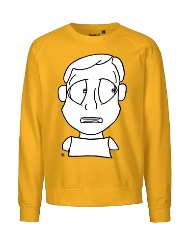 Lost and Concerned (1) - comic, comics, comic style, comic stil, monster, halloween, sad, traurig, traurigkeit, depression, allein, alleine, einsam, trauer, angsthase - Fairtrade Sweatshirt