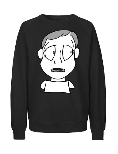 Lost and Concerned (2) - comic, comics, comic style, comic stil, monster, halloween, sad, traurig, traurigkeit, depression, allein, alleine, einsam, trauer, angsthase - Fairtrade Sweatshirt