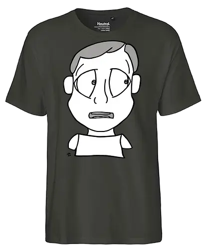 Lost and Concerned (2) - comic, comics, comic style, comic stil, monster, halloween, sad, traurig, traurigkeit, depression, allein, alleine, einsam, trauer, angsthase - Fairtrade T-Shirt