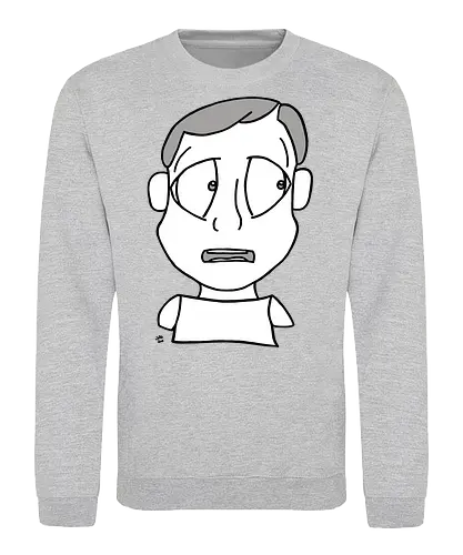 Lost and Concerned (2) - comic, comics, comic style, comic stil, monster, halloween, sad, traurig, traurigkeit, depression, allein, alleine, einsam, trauer, angsthase - Sweatshirt