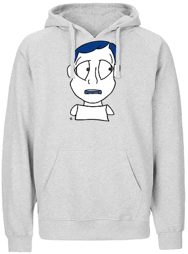 Lost and Concerned (4) - comic, comics, comic style, comic stil, monster, halloween, sad, traurig, traurigkeit, depression, allein, alleine, einsam, trauer, angsthase - Fairtrade Hoodie