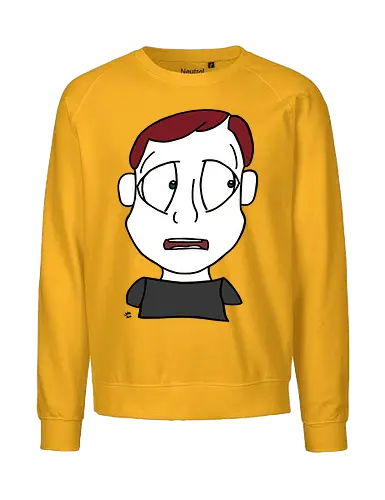 Lost and Concerned (6) - comic, comics, comic style, comic stil, monster, halloween, sad, traurig, traurigkeit, depression, allein, alleine, einsam, trauer, angsthase - Fairtrade Sweatshirt