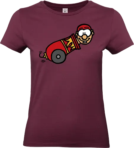 Kanone! (bunt 1) - comic, comics, comic style, comic stil, monster, halloween, zirkus, manege, unterhaltung, akrobat, kind, kinder, clown - Standard T-Shirt (Frauen)