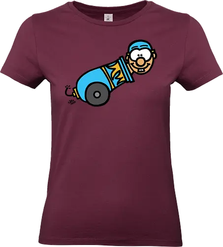 Kanone! (bunt 2) - comic, comics, comic style, comic stil, monster, halloween, zirkus, manege, unterhaltung, akrobat, kind, kinder, clown - Standard T-Shirt (Frauen)