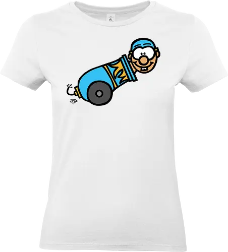 Kanone! (bunt 2) - comic, comics, comic style, comic stil, monster, halloween, zirkus, manege, unterhaltung, akrobat, kind, kinder, clown - Standard T-Shirt (Frauen)