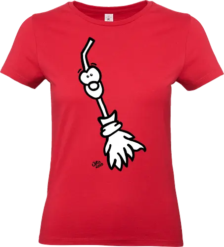 Hexenbesen - Comic, Comic Style, Comic Stil, Zeichnung, comics, zauberei, zauberer, hexe, drache, besen, hexen, hexerei, magie, zauberkraft - Standard T-Shirt (Frauen)