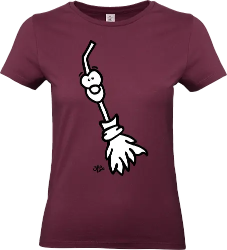 Hexenbesen - Comic, Comic Style, Comic Stil, Zeichnung, comics, zauberei, zauberer, hexe, drache, besen, hexen, hexerei, magie, zauberkraft - Standard T-Shirt (Frauen)