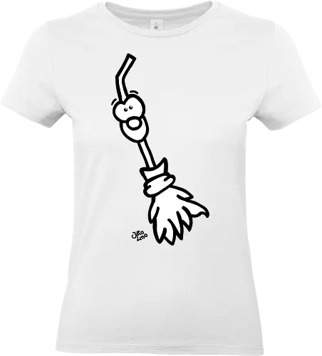 Hexenbesen - Comic, Comic Style, Comic Stil, Zeichnung, comics, zauberei, zauberer, hexe, drache, besen, hexen, hexerei, magie, zauberkraft - Standard T-Shirt (Frauen)
