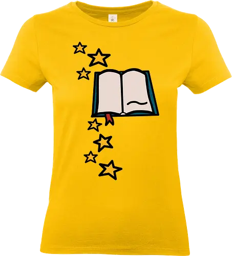 Zauberbuch (bunt) - Comic, Comic Style, Comic Stil, Zeichnung, comics, zauberei, zauberer, hexe, drache, besen, hexen, hexerei, magie, zauberkraft, zauberbuch, magisch - Standard T-Shirt (Frauen)