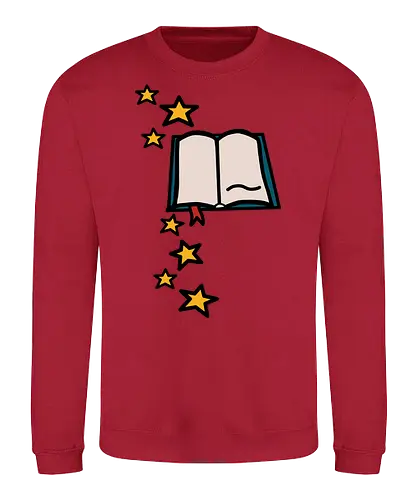 Zauberbuch (bunt) - Comic, Comic Style, Comic Stil, Zeichnung, comics, zauberei, zauberer, hexe, drache, besen, hexen, hexerei, magie, zauberkraft, zauberbuch, magisch - Sweatshirt