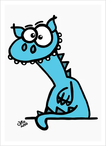 Drache (blau)