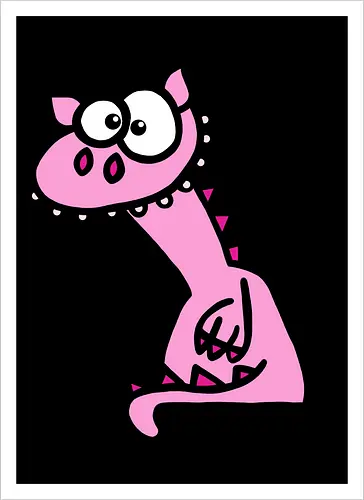 Drache (rosa)
