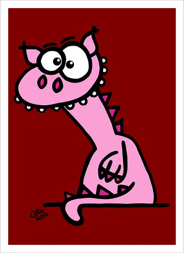 Drache (rosa)