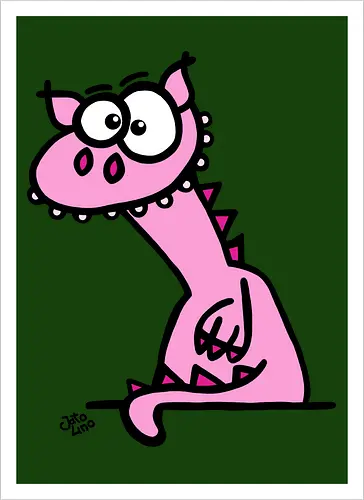 Drache (rosa)