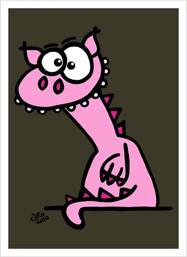 Drache (rosa)