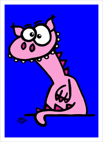 Drache (rosa)