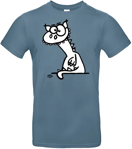 Drache (weiß) - Comic, Comic Style, Comic Stil, Zeichnung, comics, zauberei, zauberer, hexe, drache, besen, hexen, hexerei, magie, zauberkraft, drachen, niedlich - Standard T-Shirt