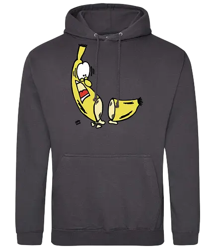 Bananen Split - Augen, Comic, Comic Style, Comic Stil, Zeichnung, comics, niedlich, albern, lustig, witzig, bunt, bananen, horror - Standard Hoodie