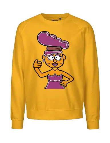 Drag Queen - Augen, Comic, Comic Style, Comic Stil, Zeichnung, comics, niedlich, albern, lustig, witzig, bunt, drag, drag queen, lgbt, queer, lgbtq, lgbtqia+ - Fairtrade Sweatshirt
