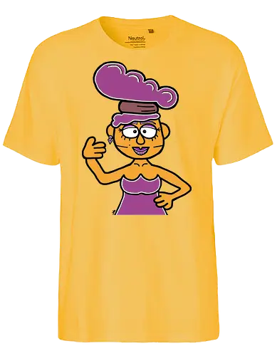 Drag Queen - Augen, Comic, Comic Style, Comic Stil, Zeichnung, comics, niedlich, albern, lustig, witzig, bunt, drag, drag queen, lgbt, queer, lgbtq, lgbtqia+ - Fairtrade T-Shirt