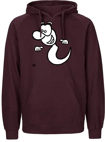 Gespenst (1) - Augen, Comic, Comic Style, Comic Stil, Zeichnung, comics, niedlich, albern, lustig, witzig, bunt, halloween, grusel, gruselig, gespenst, geist, geister - Fairtrade Hoodie
