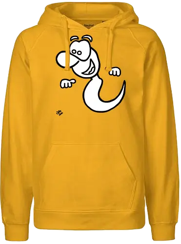 Gespenst (1) - Augen, Comic, Comic Style, Comic Stil, Zeichnung, comics, niedlich, albern, lustig, witzig, bunt, halloween, grusel, gruselig, gespenst, geist, geister - Fairtrade Hoodie