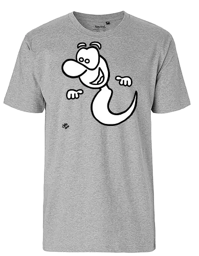 Gespenst (1) - Augen, Comic, Comic Style, Comic Stil, Zeichnung, comics, niedlich, albern, lustig, witzig, bunt, halloween, grusel, gruselig, gespenst, geist, geister - Fairtrade T-Shirt