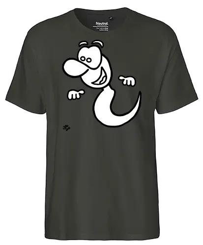 Gespenst (1) - Augen, Comic, Comic Style, Comic Stil, Zeichnung, comics, niedlich, albern, lustig, witzig, bunt, halloween, grusel, gruselig, gespenst, geist, geister - Fairtrade T-Shirt