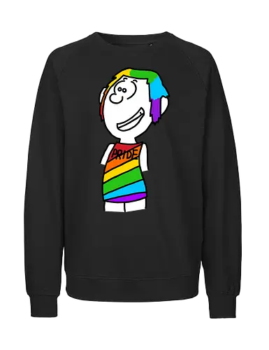 Pride - Augen, Comic, Comic Style, Comic Stil, Zeichnung, comics, niedlich, albern, lustig, witzig, bunt, drag, lgbt, queer, lgbtq, lgbtqia+, drag queen - Fairtrade Sweatshirt
