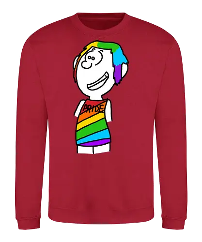 Pride - Augen, Comic, Comic Style, Comic Stil, Zeichnung, comics, niedlich, albern, lustig, witzig, bunt, drag, lgbt, queer, lgbtq, lgbtqia+, drag queen - Sweatshirt