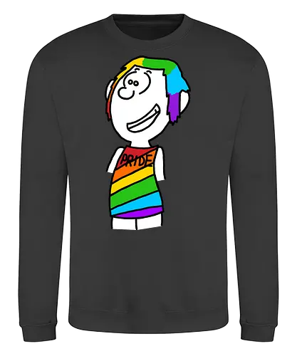 Pride - Augen, Comic, Comic Style, Comic Stil, Zeichnung, comics, niedlich, albern, lustig, witzig, bunt, drag, lgbt, queer, lgbtq, lgbtqia+, drag queen - Sweatshirt