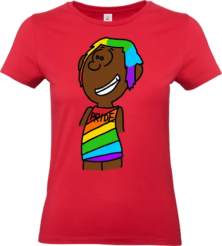 Pride - Augen, Comic, Comic Style, Comic Stil, Zeichnung, comics, niedlich, albern, lustig, witzig, bunt, drag, drag queen, lgbt, queer, lgbtq, lgbtqia+ - Standard T-Shirt (Frauen)
