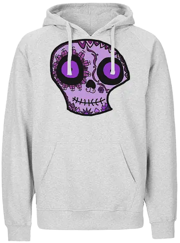 Dias - Augen, Comic, Comic Style, Comic Stil, Zeichnung, comics, niedlich, albern, lustig, witzig, bunt, dias, schädel, grusel, horror - Fairtrade Hoodie