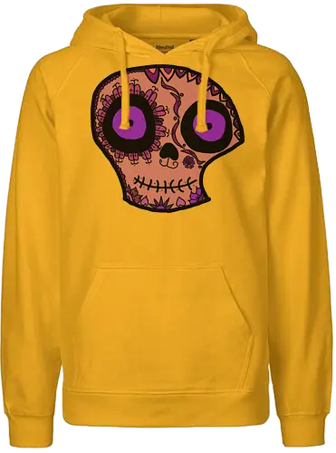 Dias - Augen, Comic, Comic Style, Comic Stil, Zeichnung, comics, niedlich, albern, lustig, witzig, bunt, dias, schädel, grusel, horror - Fairtrade Hoodie