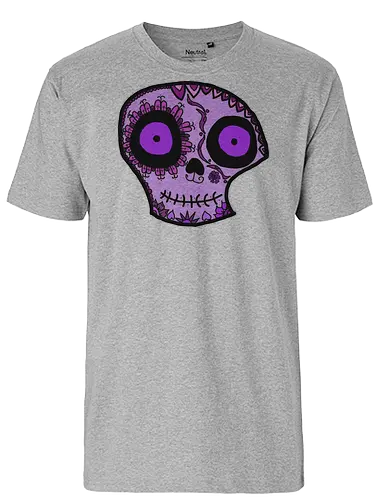 Dias - Augen, Comic, Comic Style, Comic Stil, Zeichnung, comics, niedlich, albern, lustig, witzig, bunt, dias, schädel, grusel, horror - Fairtrade T-Shirt