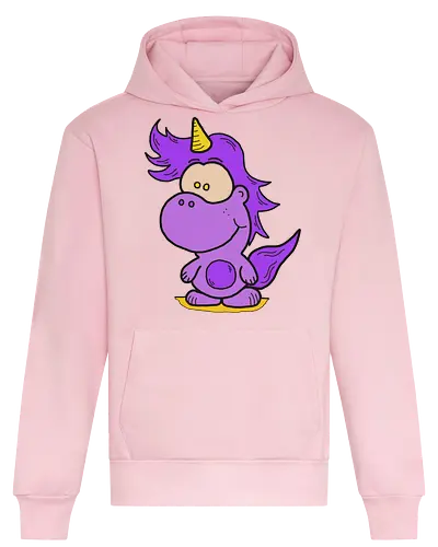 Einhorn - comic, comics, comic style, comic stil, monster, halloween, kind, kinder, niedlich, mund, zähme, baby, lätzchen, hunger, füttern, märchen, einhorn - Heavyweight Hoodie