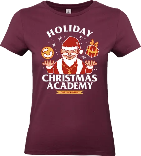xmas academy  - xmas, christmas, santaclaus, cool, holiday, rich, holy, beautiful - Standard T-Shirt (Frauen)