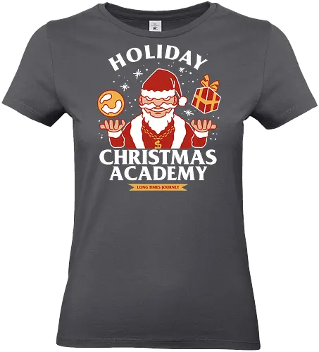 xmas academy  - xmas, christmas, santaclaus, cool, holiday, rich, holy, beautiful - Standard T-Shirt (Frauen)