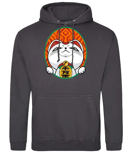 turbo cat  - cat, animal, cute, funny, shape, catlover, fun, luckycat - Standard Hoodie