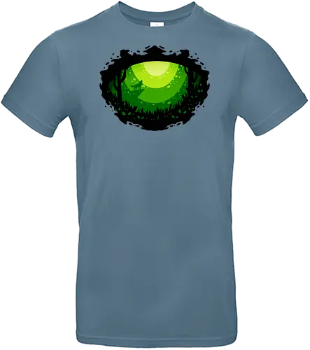 eye of nature  - nocturnal, wild, animal, wolf, owl, night, insomnia, coffee, beast, jungle, forest, horror, art, illustration, night vision - Standard T-Shirt